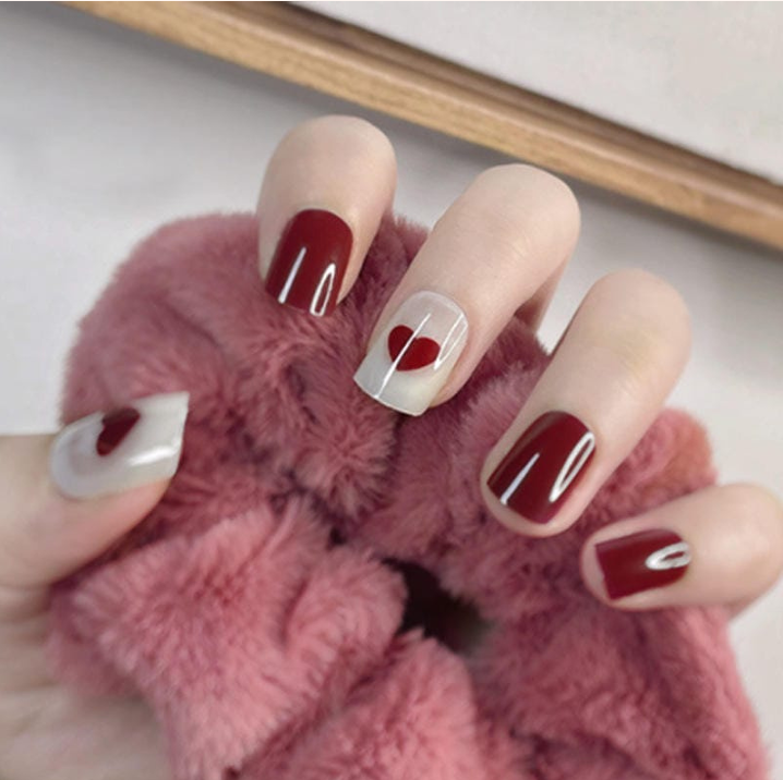 Red Glossy Nails