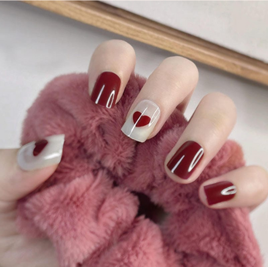 Red Glossy Nails