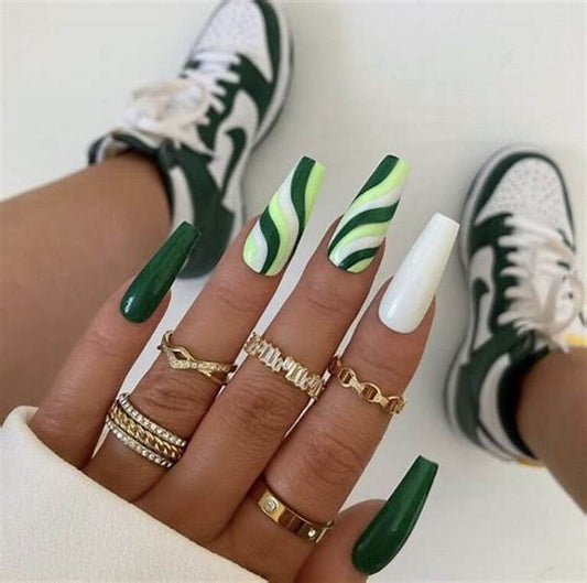 Mint Green Matte Nails